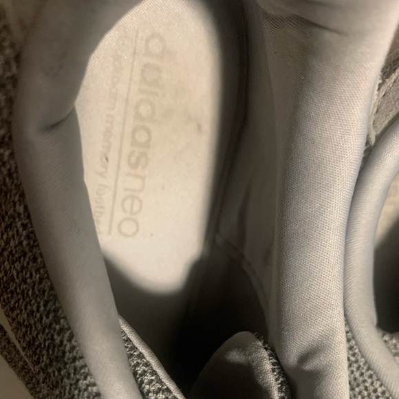 Adidas Neo Cloudfoam grey running shoes 9.5-Wore just a few times -like new - Picture 10 of 11
